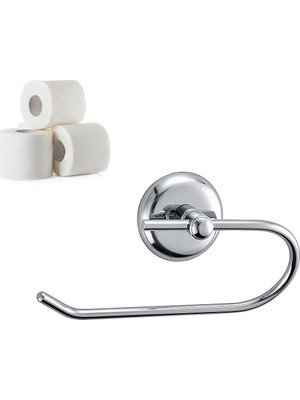 Çetiner Group®  Banyo Tuvalet Kağıt Tutacağı Tuvalet Kağıdı Tutucu Metal Aparat