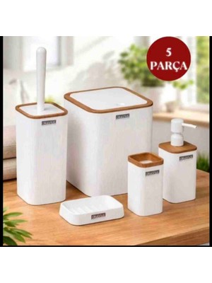 Belirtilmemiş 5 Parça Banyo Seti – Şık ve Kullanışlı Tasarım