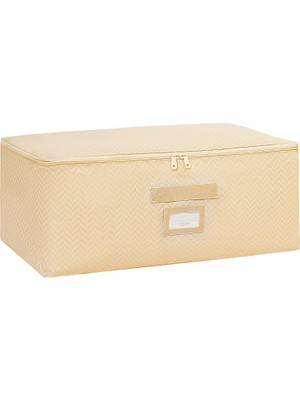OEM Orta Boy Bej Balıksırtı Hurç 52 x 28 x 21 cm