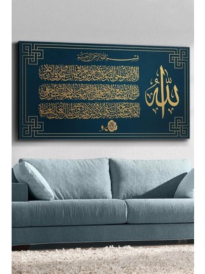 OEM Ayetel Kürsi Kanvas-Canvas Tablo, 65 x 45, EV-KNVS-189