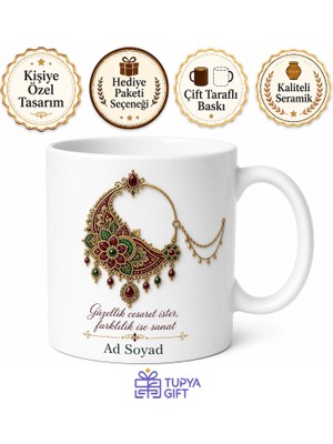 Tupya Gift Hızma Takan Piercing Sevenlere Burun Hızması Hint Modası Marjinal Güzellik Kupa Hediye