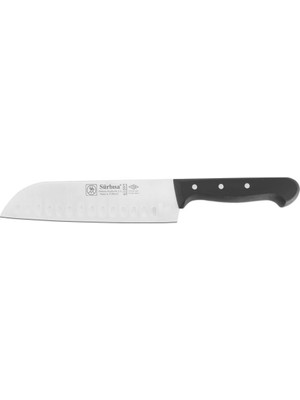 OEM Sürbısa 61095 Oluklu Santoku Şef Aşçı Bıçağı 19 cm