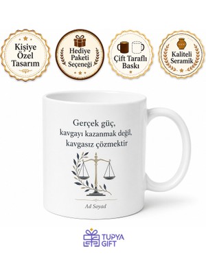Tupya Gift Arabulucu Avukat Çatışmaları Mahkemesiz Çözen Kahve Kupası Hediye Bardak