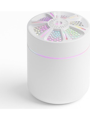 OEM LED Işıklı Mini Aroma Difüzör Beyaz USB Hava Nemlendirici Sessiz Çalışan Taşınabilir Nem Makinesi Masaüstü Oda Ofis Araç Için Uygun Otomatik Kapanma Özellikli