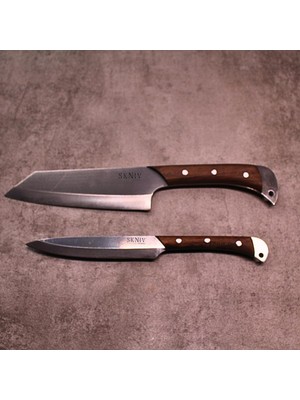 OEM Alaz: Kiritsuke Japon Şef Bıçağı ve Fileto &amp; Doğrama Bıçağı Seti - El Yapımı Mutfak Şef Bıçak Seti