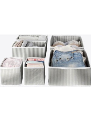 OEM 6 Lı Çekmece Düzenleyici Gri