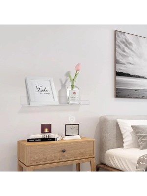 OEM Şeffaf Duvar Raf (40CM x 10CM)