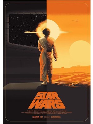 Özkaya Store Star Wars Dekor Film Afiş Poster, 87Y53TGFWEDAS
