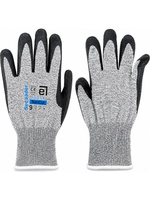 TeknoKapsül 10 Adet Zebra No 9 Medium Kesilme Dirençli Nitril Işçi Eldiven Bandı
