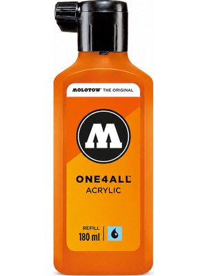 Molotow ONE4ALL Akrilik Mürekkep Refill 180 ml 242 Vermilion