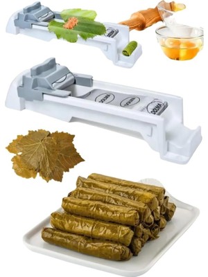 Özkaya Store 3 Kademeli Yaprak Sarma Makinesi Manuel Dolma Sarma Aparatı, Yaprak Sarma Makinesi, Dolma Sarma Aleti, Mutfak Sarma Aparatı