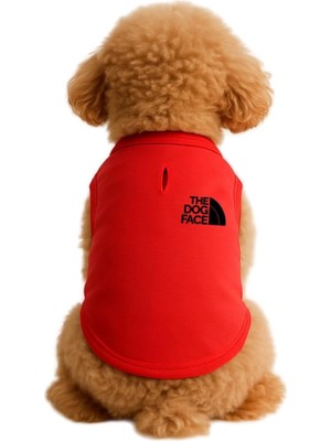 Özkaya Store Kedi ve Köpek Kıyafeti &amp; Elbisesi Kırmızı The Dog Face Atlet Xs