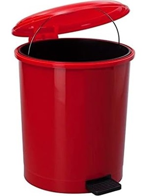 OEM Pedallı Çift Kovalı Çöp Kovası 40 Litre Kırmızı - Isıya Dayanıklı – Kırmızı
