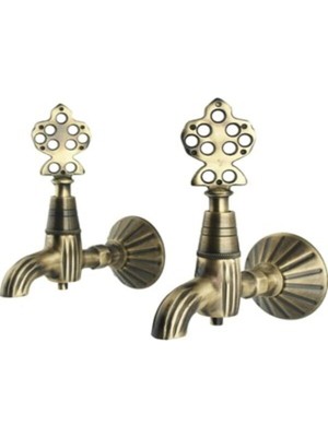 Özkaya Store Topsan Osmanlı Muslğu (Hamam Musluğu Antik Sarı 1/2) Antik Sarı