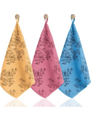 Özkaya Store | Premium Kalite Desenli Kadife Mutfak Bezi | Leke Tutmaz-Koku Yapmaz X3 Adet 30X40CM