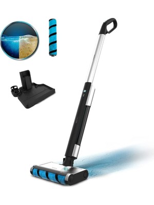 OEM Freego Wash Elektrikli Paspas, 40W, 40 Dakika Çalışma Süresi, Wet Jalisco Emici Silindir, 420 ml Temiz ve 150 ml Kirli Su Tankı, Otomatik Püskürtme, Kendini Temizleme Istasyonu
