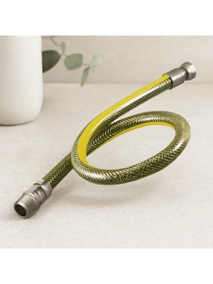 TeknoKapsül Doğalgaz Flex Hortum Çelik Örgülü 50 cm