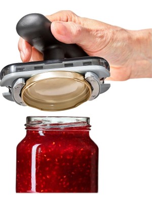 OEM Ayarlanabilir Ergonomik Evrensel Kavanoz Pet Şişe Kapağı Açıcı Güçlü Tutuş Kaydırmaz Sap