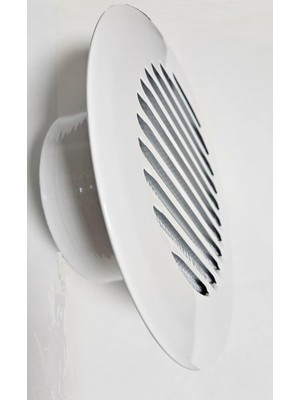 OEM Mutfak Aspiratörü Çıkış Menfezi, Duvar Tipi (Beyaz, 100 Mm)