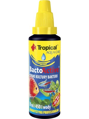 Özkaya Store Bacto-Active – Canlı Bakteri Kültürleri, Tatlı ve Deniz Tankları Için, Şişe 30 ml