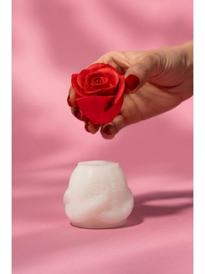 Özkaya Store 3D Gül Goncası Silikon Mum Kalıbı
