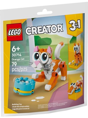 Özkaya Store Creator Turuncu Kedi 30714 – 6 Yaş ve Üzeri Kız ve Erkek Çocuklar Için Timsaha ve Yuvası, 2 Yumurtası Olan 1 Baykuşa Dönüşebilen Yaratıcı Oyuncak Yapım Seti, Doğum Günü Hediyesi Fikri (79 Parça)