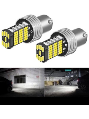 Özkaya Store BA15S 1156 P21W 45 LED Geri Vites,sinyal,stop Ampulü 1 Takim