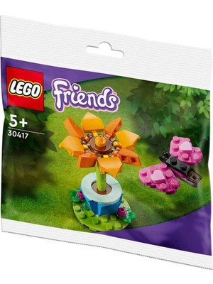 Özkaya Store Friends Bahçe Çiçeği ve Kelebek Şeffaf Torba Seti 30417 57 Parça
