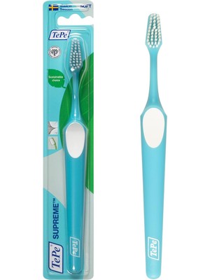 TeknoKapsül Diş Fırçası, Yumuşak Kıl Diş Fırçası, Hassas Diş ve Diş Eti Bakımı Için Konik Fırça Başlığı, Yetişkin, 1 Paket