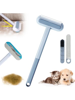 OEM Sogud 4’ü 1 Arada Kedi Köpek Tüy Toplama Fırçası 1’li Set – Cam, Koltuk, Halı ve Kumaş Yüzeyler Için Çok Yüzeyli Temizlik Aparatı – Evcil Hayvan Tüy Temizleyici Ergonomik Fırça