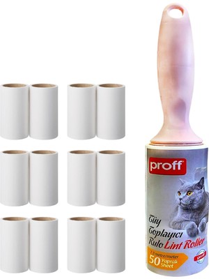 OEM Grimor Life Tüy Toplayıcı Rulo Yapışkanlı 12 Li Yedek Rulo (Kedi - Köpek Tüy Toplayıcı)