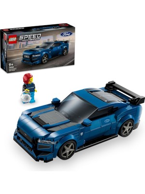 Özkaya Store Speed Champions Ford Mustang Dark Horse Spor Araba 76920-9 Yaş ve Üzeri Çocuklar Için Koleksiyonluk ve Sergilenebilir Yaratıcı Oyuncak Model Yapım Seti (344 Parça)