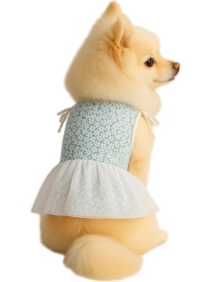Özkaya Store Kedi ve Köpek Kıyafeti &amp; Elbisesi Beyaz Tüllü Elbise S