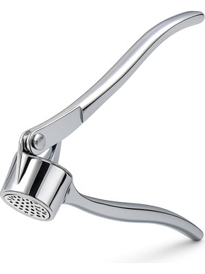 Özkaya Store Metal Sarımsak Ezici, Paslanmaz Çelik Ergonomik Saplı Dayanıklı Pratik Sarımsak Presi