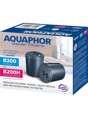 Özkaya Store 4600987002149 Paket 2 Kartuş B200H Sert Su Için, Plastik