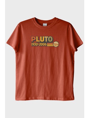 Lofux Rıp Pluto Kiremit Tişört