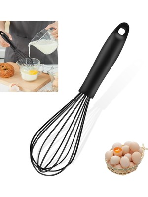 Özkaya Store Büyük Boy Silikon Çırma Teli,silikon Çırpıcı,yumurta,ayran ve Pasta Için Çırpma Teli (2)