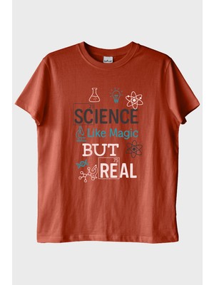 Lofux Science Like Magic Kiremit Tişört