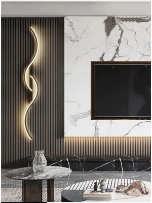 Özkaya Store Locka/aplik / 110X24 cm / 3 Renk Işık/antrasit Gövde