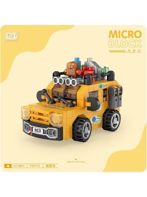 Özkaya Store LZ8621 Loz Araba Blok Seti Mini Poşet - Life