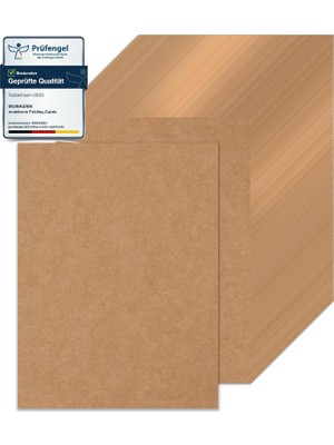OEM 50 Adet A4 Kraft Kağıdı 21 x 29,7 cm 200 G/m² Yazdırılabilir Kraft Karton A4 Kendin Yap Boş Kartlar, Düğün Davetiyeleri, Şükran Günü Kartları