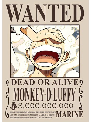 OEM One Piece Monkey D.luffy Poster, 324324324324324