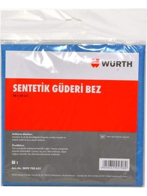 Özkaya Store Würth 38X60 cm Sentetik Mavi Temizlik Bezi