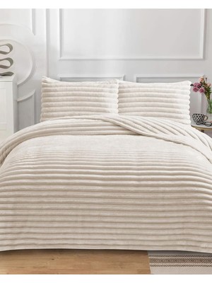 Serra Rabit Tek Kişilik Wellsoft Yatak Örtüsü Seti 180X240CM - Yumuşak Dokulu Dekoratif Yastık