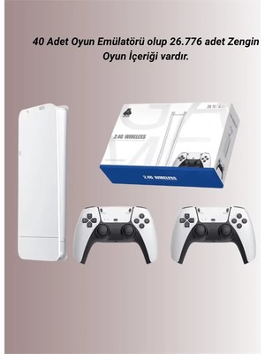 TeknoKapsül HDMI Çıkışlı Çift Kablosuz Kollu Retro Game Stick – M15