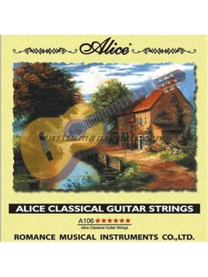 A-106-H6 - Klasik Gitar Teli 6 Numara