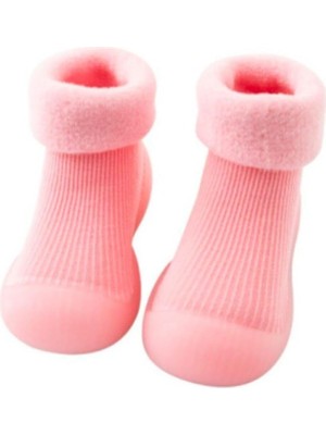Kaydirmaz Kislik Ev Patigi - Corap Patik 23-25 (2-3 Yas) Pembe