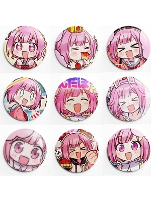 Ms Major Selection 9 Adet Anime Emu Otori Rozeti 44 mm