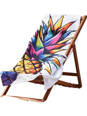 100 Pamuk Açık Pembe Karışık Desen Dört Kenarı Püsküllü 150X150 cm Plaj Havlusu