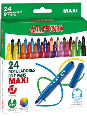 Alpino Alp-Ar-07 24'lü Maxi Keçeli Kalem